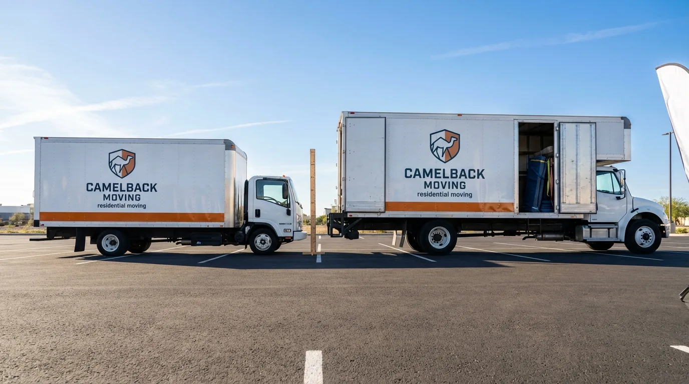 Moving truck size capacity guide in High Bridge